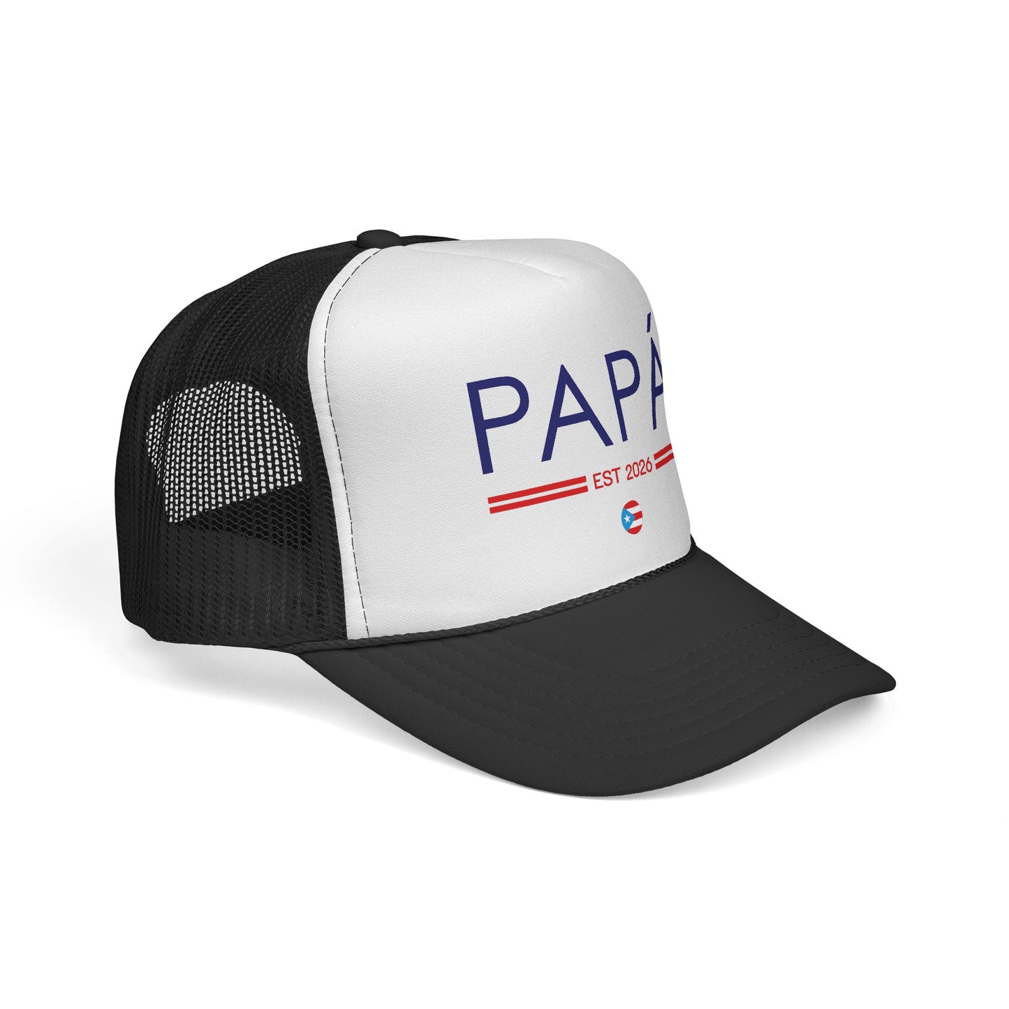 Papá Established 2026 Puerto Rican Pride Trucker Caps FREE SHIPPING
