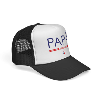 Papá Established 2026 Puerto Rican Pride Trucker Caps FREE SHIPPING
