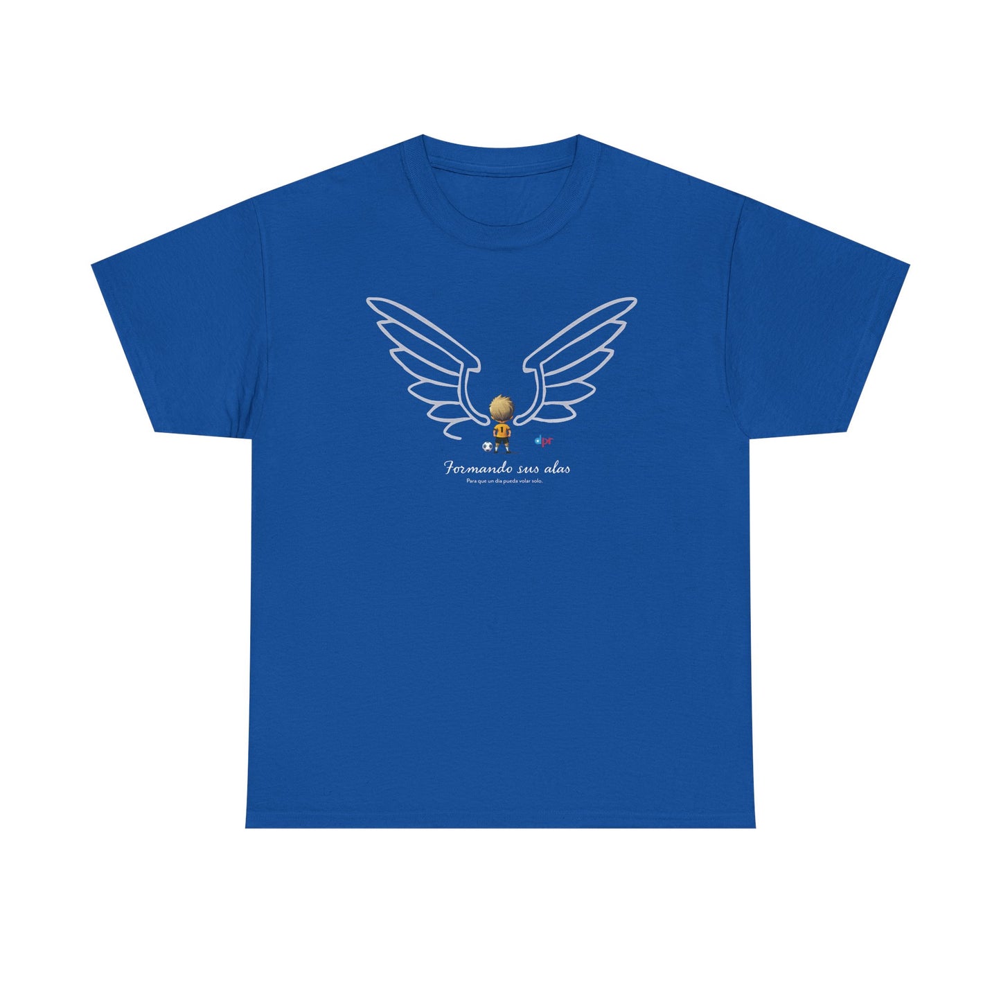 Formando sus Alas | Soccer Player Unisex Heavy Cotton Tee