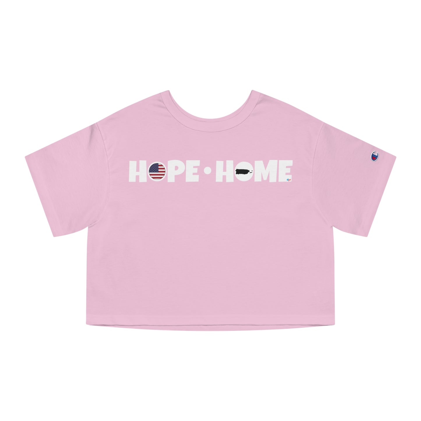 HOPE HOME PUERTO RICO Flowy Cropped Tee