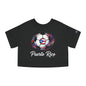 Puerto Rico Soccer ball Women's Flowy Cropped Tee | Puerto Rican Soccer ball Shirt