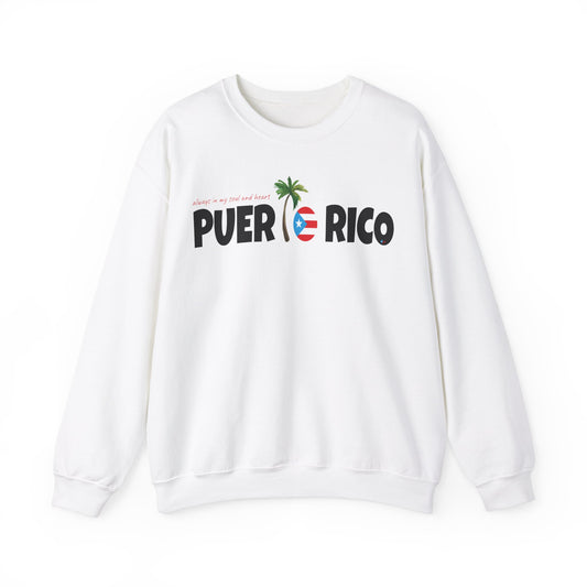 ALWAYS IN MY SOUL Puerto Rico Heavy Blend™ Crewneck Sweaters