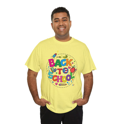 Back to School Boricua Student Heavy Cotton Tee