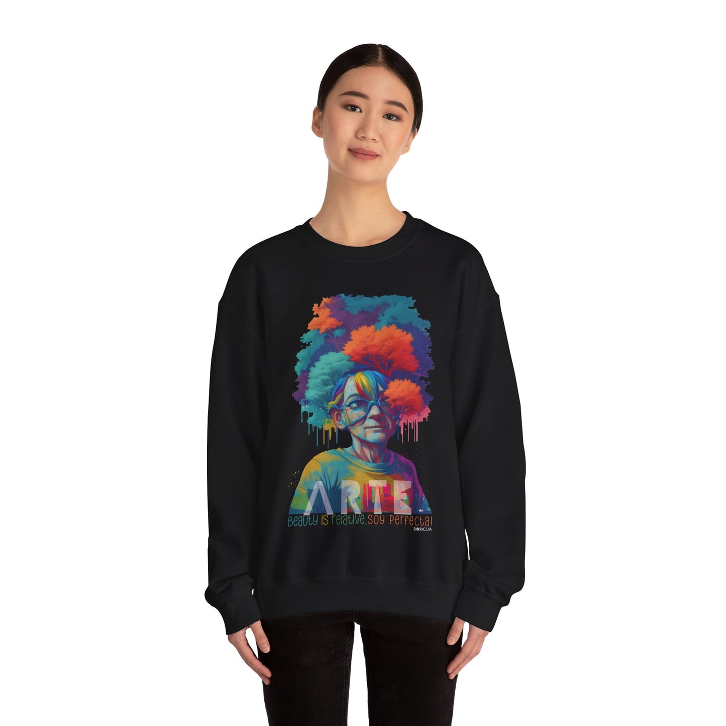 Soy Perfecta Boricua Heavy Blend™ Crewneck Sweaters