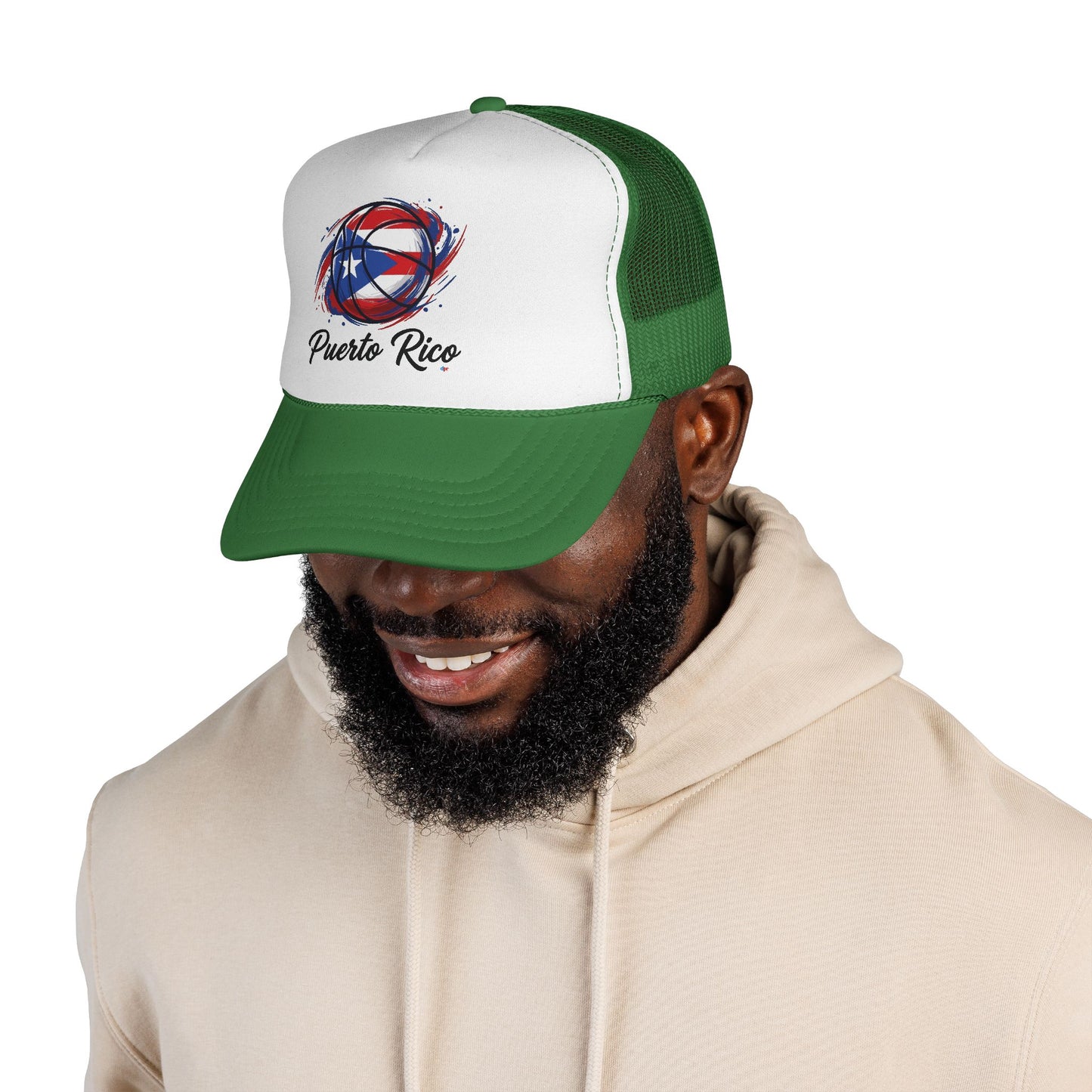 Puerto Rico Basketball Flag 2 Trucker Caps FREE SHIPPING