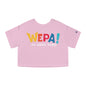 Wepa Boricua Flowy Cropped Tee
