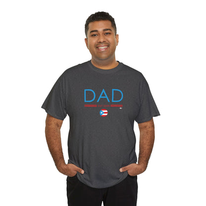 Papá EST. 2026 Puerto Rican Flag Unisex Heavy Cotton Tee