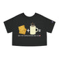 Crackers & Coffee True Puertorican Flowy Cropped Tee