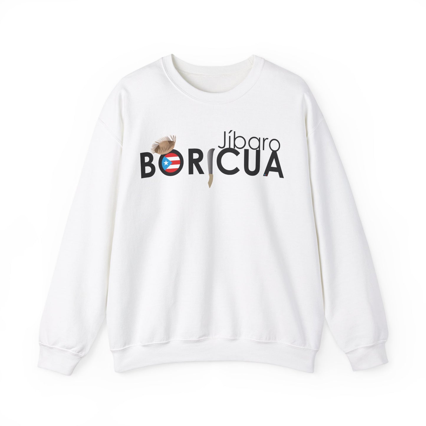 Jíbaro Boricua Unisex Heavy Blend™ Crewneck Sweaters