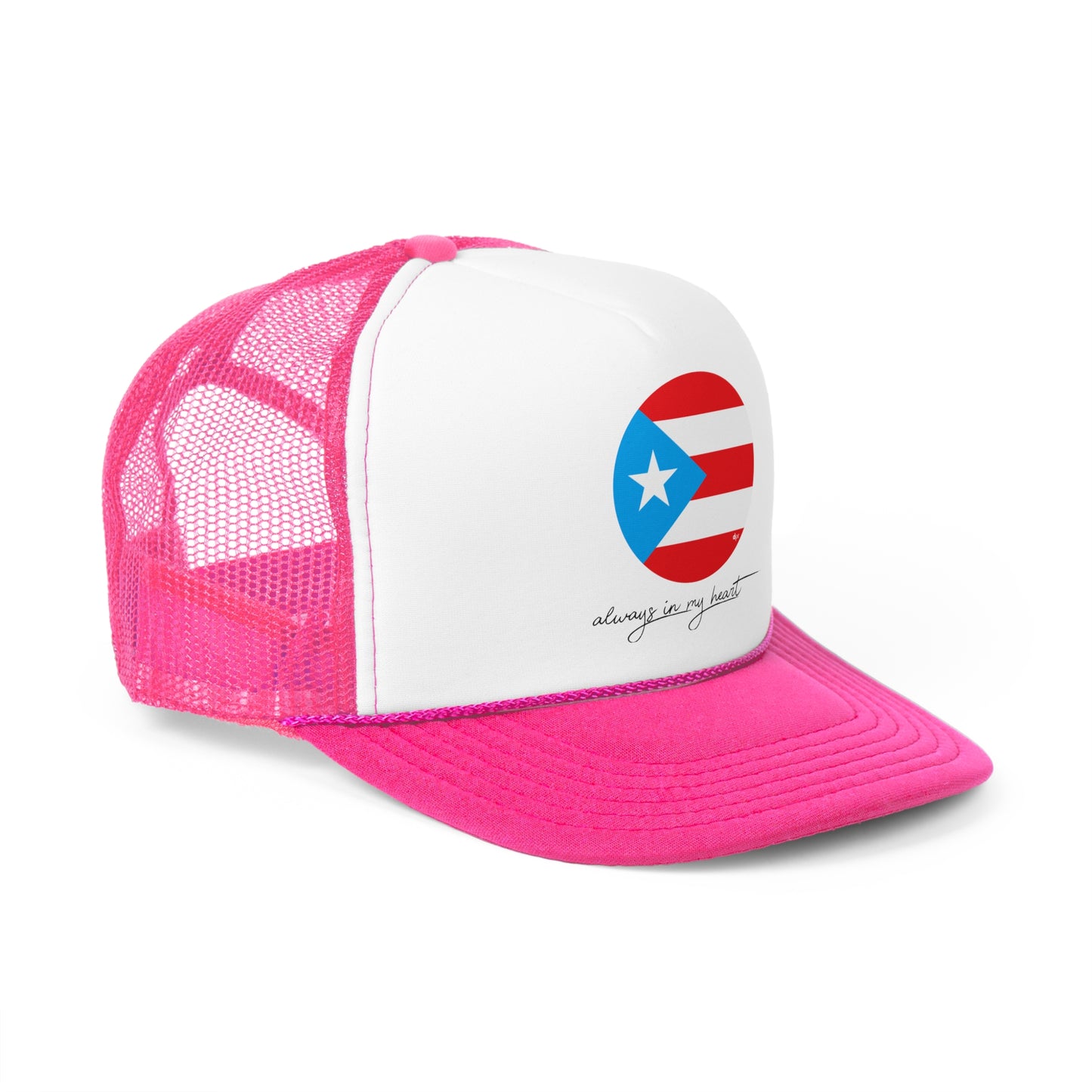 Always in my Heart Puerto Rican Pride Trucker Caps FREE SHIPPING