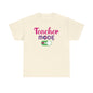 Teacher Mode ON - Back to School Boricua Teacher Heavy Cotton Tee