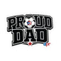Proud Dad Soccer Boricua Waterproof Kiss-Cut Vinyl Decals
