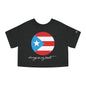 Puerto Rico Always in my Heart Women's Flowy Cropped Tee