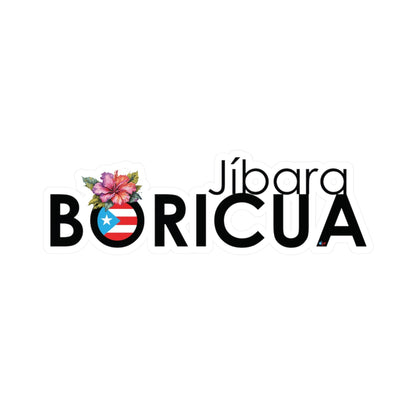 Jíbara Boricua Waterproof Kiss-Cut Vinyl Decals