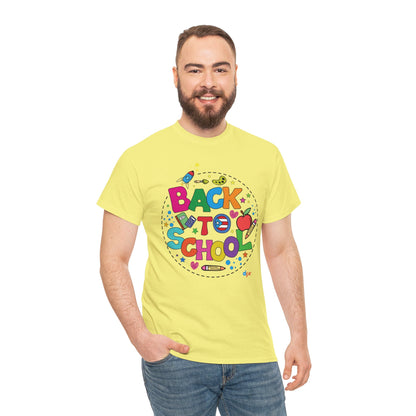 Back to School Boricua Student Heavy Cotton Tee