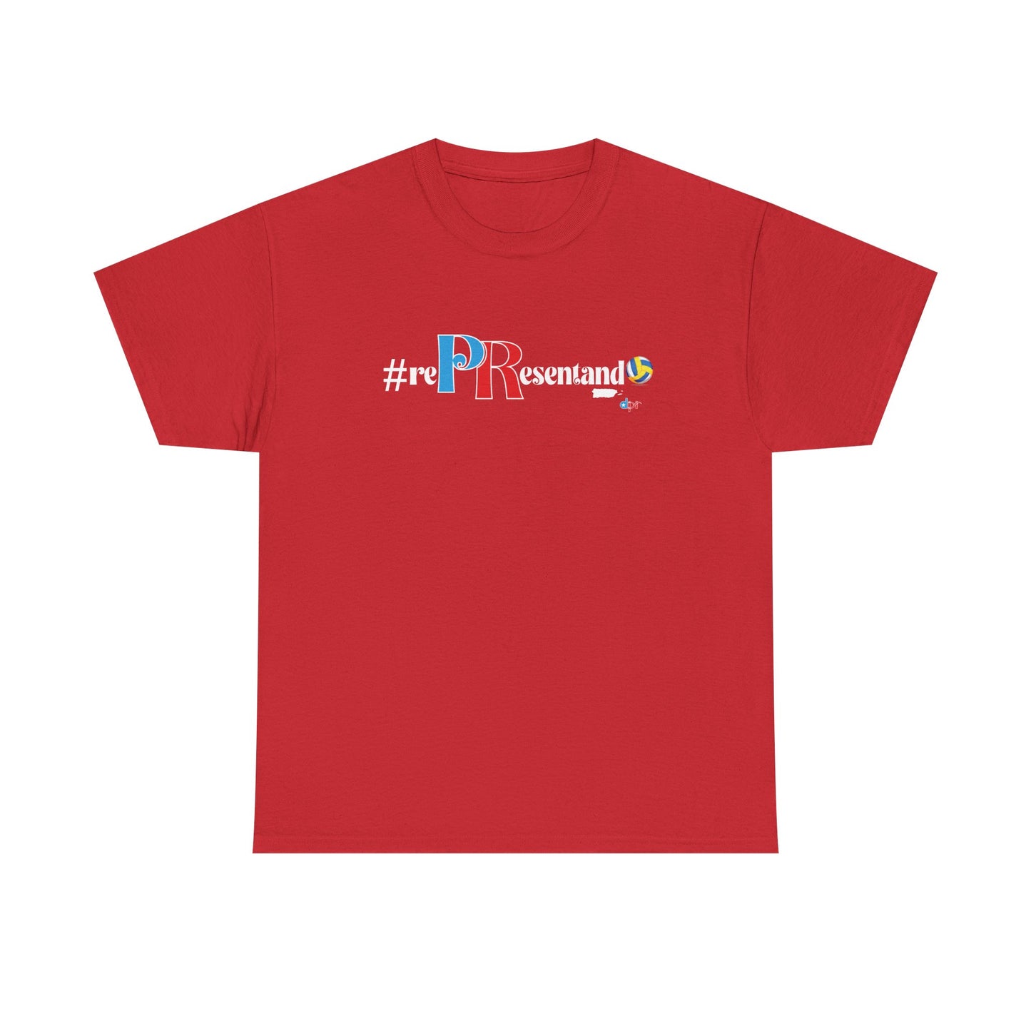 RePResentando Volleyball Unisex Heavy Cotton Tee