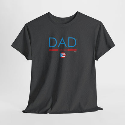 Papá EST. 2026 Puerto Rican Flag Unisex Heavy Cotton Tee