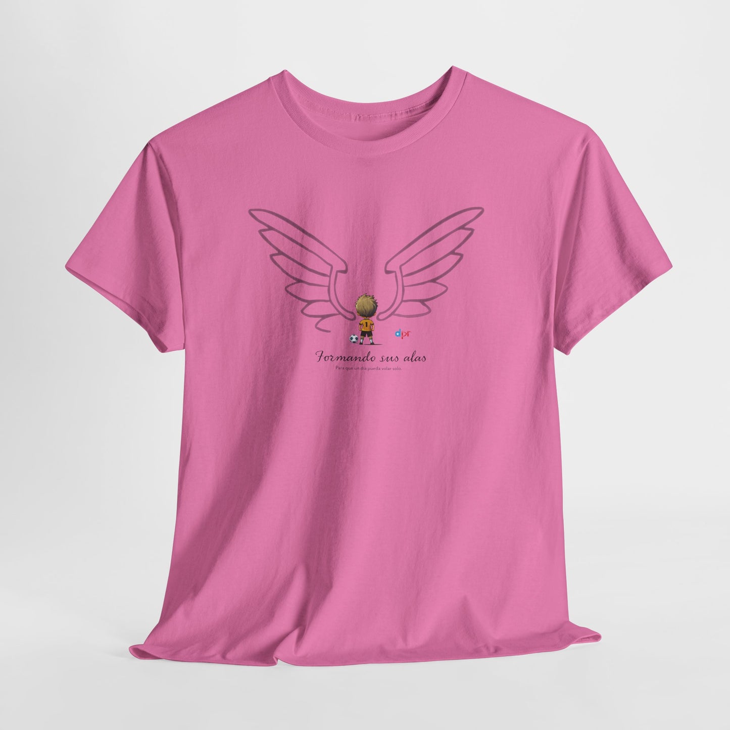 Formando sus Alas | Soccer Player Unisex Heavy Cotton Tee