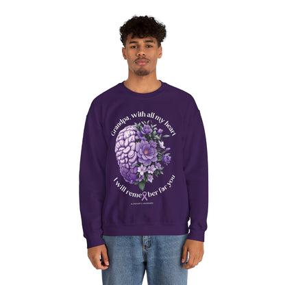 GRANDPA I Will Remember for You Heavy Blend™ Crewneck Sweaters