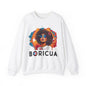 Boricua Girl Black Unisex Heavy Blend™ Crewneck Sweaters