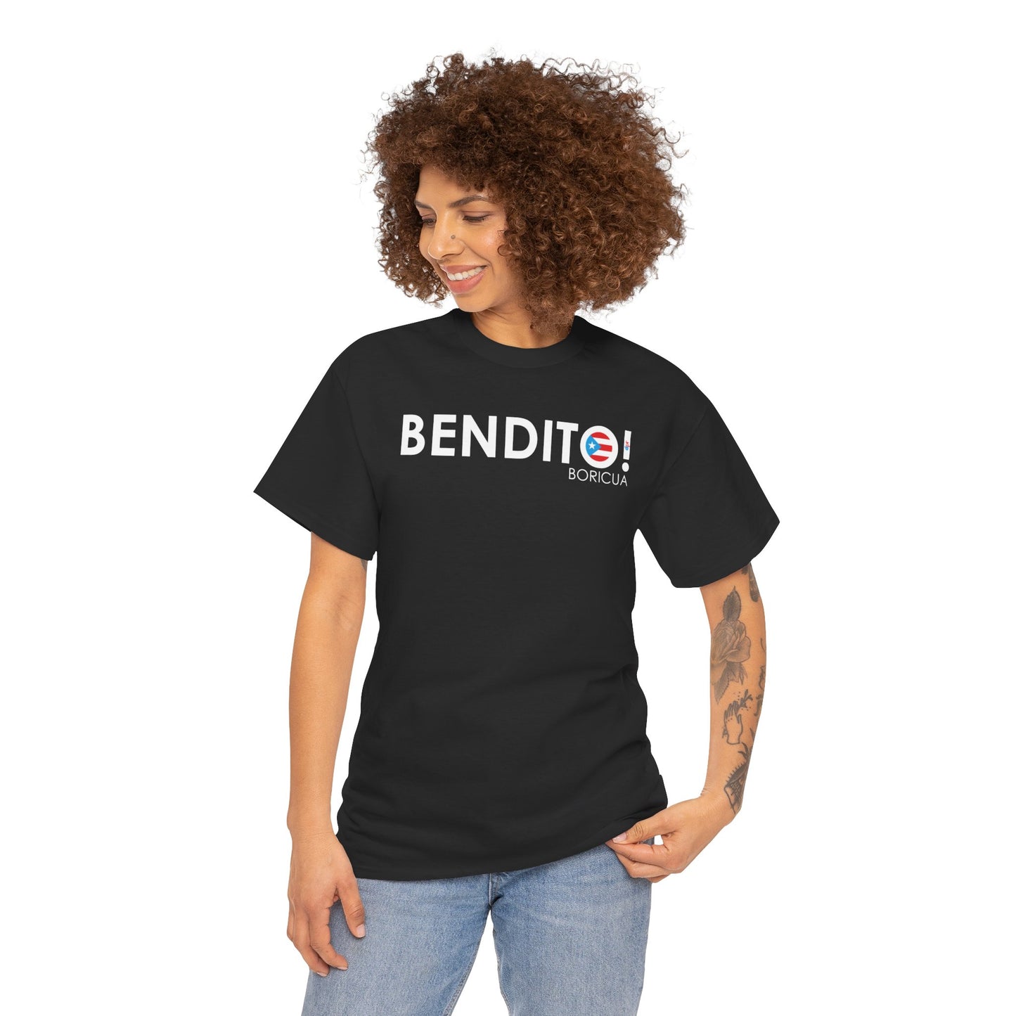 BENDITO BORICUA Unisex Heavy Cotton Tee