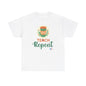 Coffee Teach Repeat - Back to School Boricua Teacher Heavy Cotton Tee