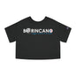 BORINCANO aunque naciera en la luna Flowy Cropped Tee