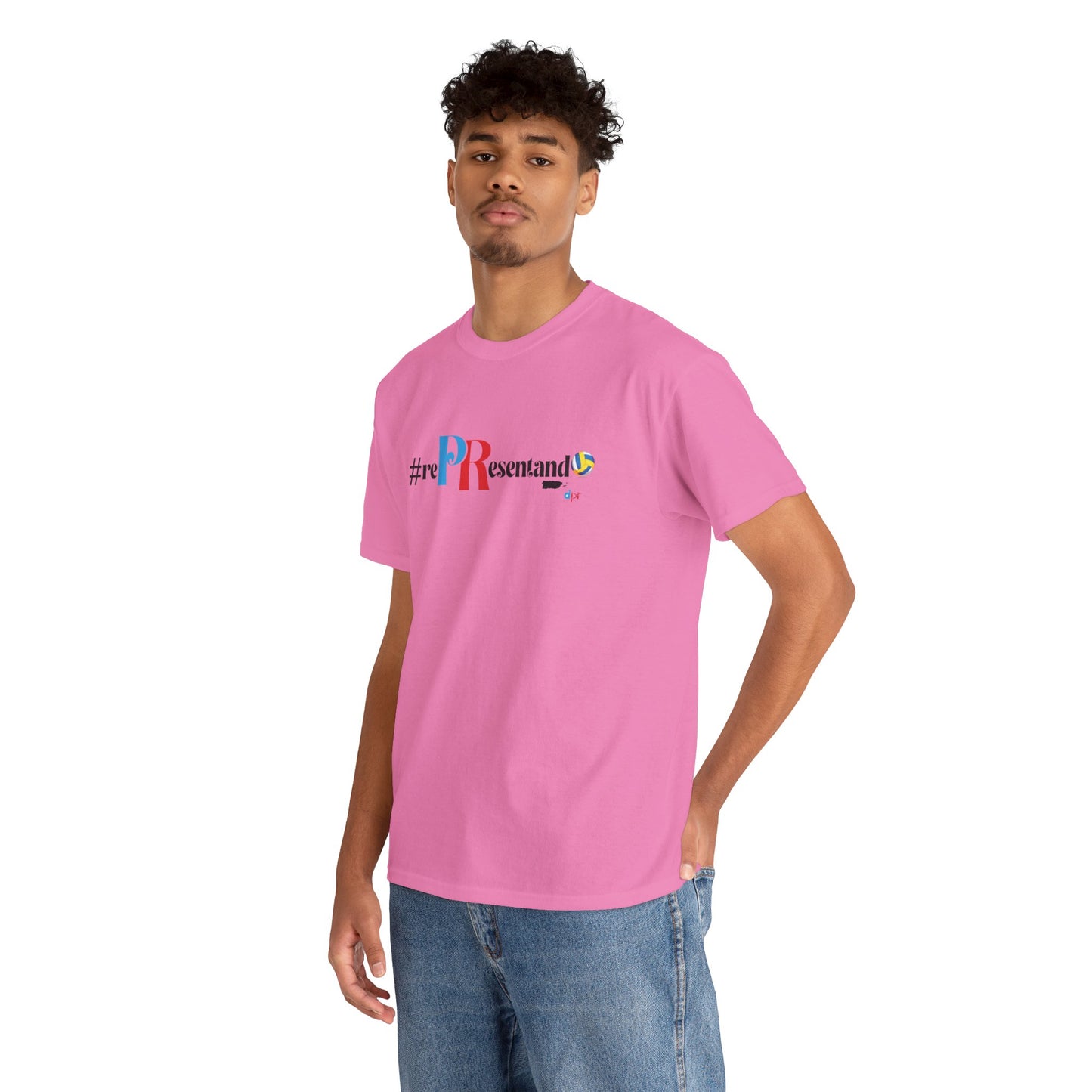 RePResentando Volleyball Unisex Heavy Cotton Tee