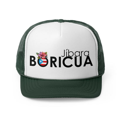 Jíbara Boricua Puerto Rican Pride Trucker Caps FREE SHIPPING