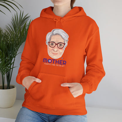 Mamá Boricua Always Here Never Left Unisex Heavy Blend™ Boricua-Style Hoodies
