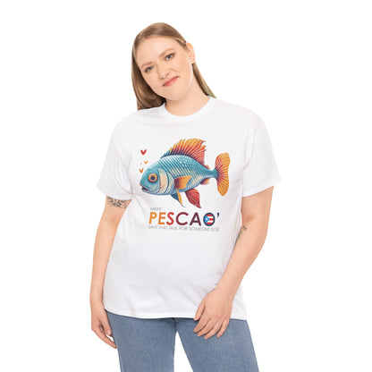 Mere' Pescao A Save that Talk Unisex Heavy Cotton Tee