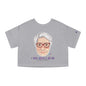 I Will Love You Forever Abuelita Boricua Women's Flowy Cropped Tee