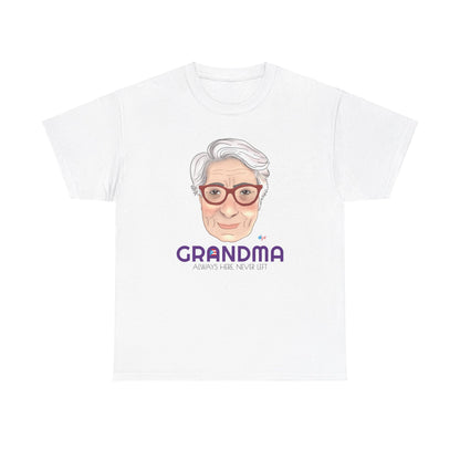 Abuela Boricua Always Here Never Left Heavy Cotton Tee