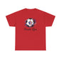 Puerto Rico Soccer Ball Flag | Unisex Heavy Cotton T-Shirt