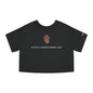 Mi Atleta Pertenece Primero a Jesús | Puerto Rico Faith Cross Soccer ball Cropped Tee | Women's Flowy Crop Top
