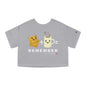 Crackers & Coffee REMEMBER ABUELA Flowy Cropped Tee