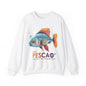 Mere' Pescao No sea tan Paquetero Unisex Heavy Blend™ Crewneck Sweaters