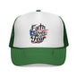 Faith Over Fear Puerto Rican Flag Soccer Ball Trucker Caps FREE SHIPPING