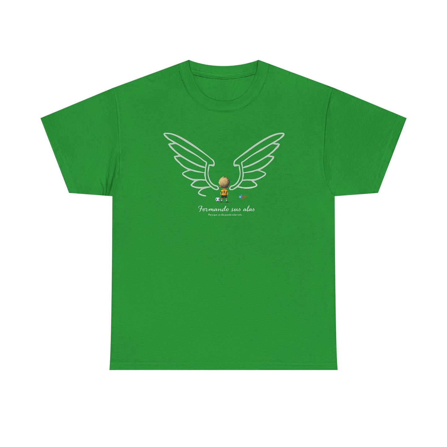 Formando sus Alas | Soccer Player Unisex Heavy Cotton Tee