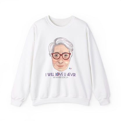 I Will Love You Forever Mamá Boricua Heavy Blend™ Crewneck Sweatshirt