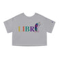 LIBRE BORICUA Flowy Cropped Tee