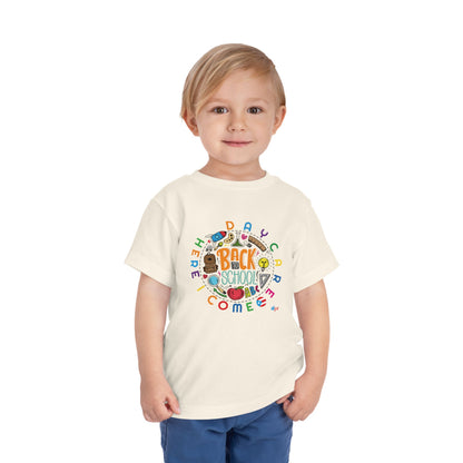 Daycare Here I Come - Back to School Boricua Toddler Short Sleeve Tee