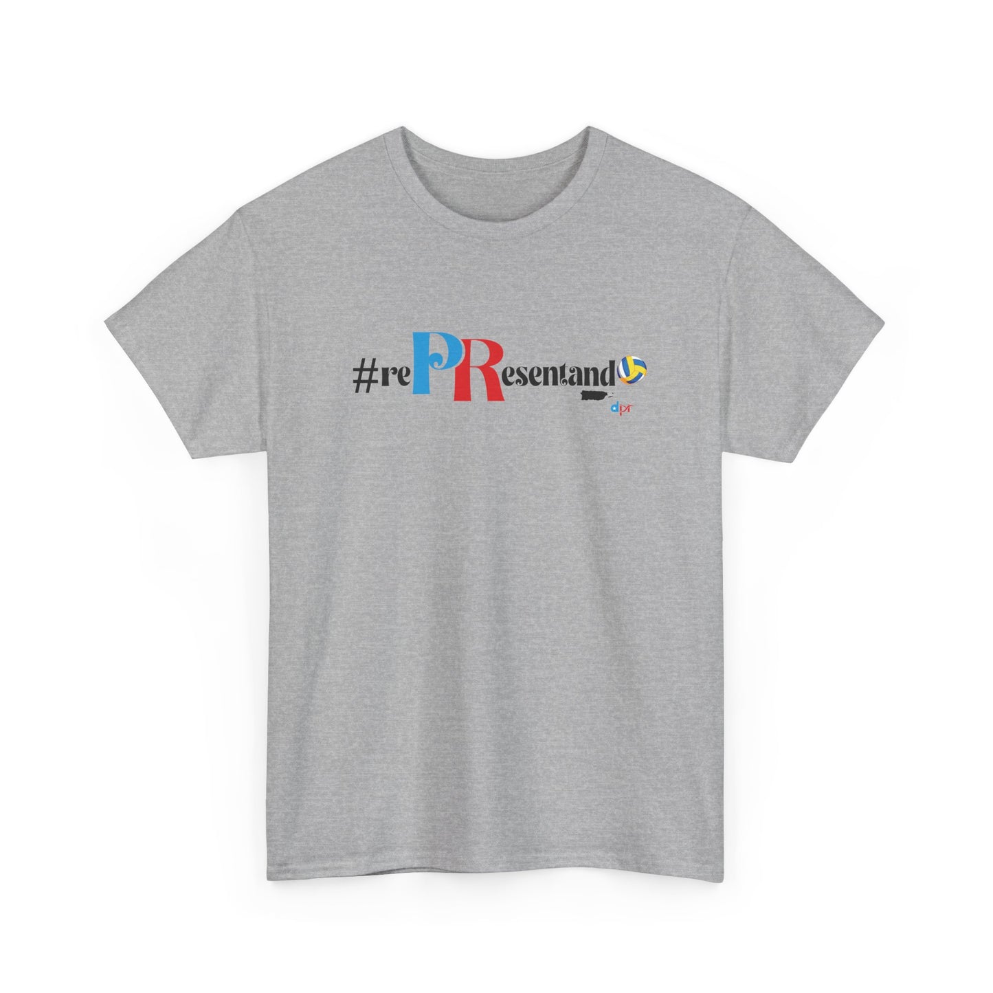 RePResentando Volleyball Unisex Heavy Cotton Tee