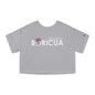Jíbara Boricua Flowy Cropped Tee