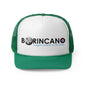Borincano aunque naciera en la luna bandera Puerto Rican Pride Trucker Caps FREE SHIPPING