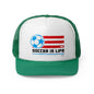 Soccer is Life Puerto Rican Pride Trucker Caps FREE SHIPPING