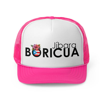 Jíbara Boricua Puerto Rican Pride Trucker Caps FREE SHIPPING