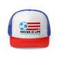 Soccer is Life Puerto Rican Pride Trucker Caps FREE SHIPPING