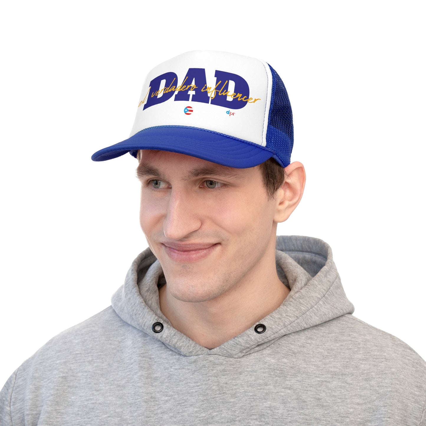 DAD El Verdadero Influencer Puerto Rican Pride Trucker Caps FREE SHIPPING