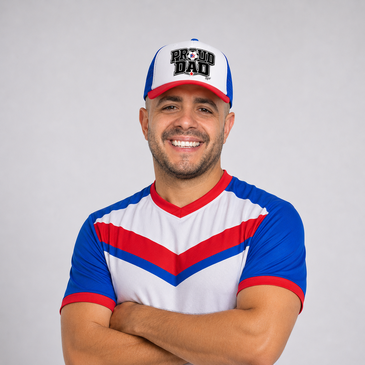 Proud Dad Soccer Boricua Trucker Caps FREE SHIPPING